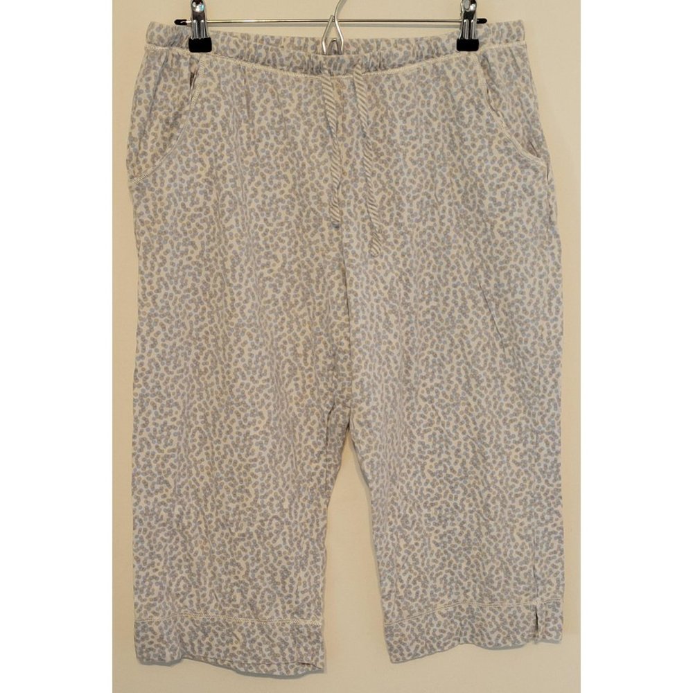 Carole Hochman 100% Cotton Capri Pajama Pant Large